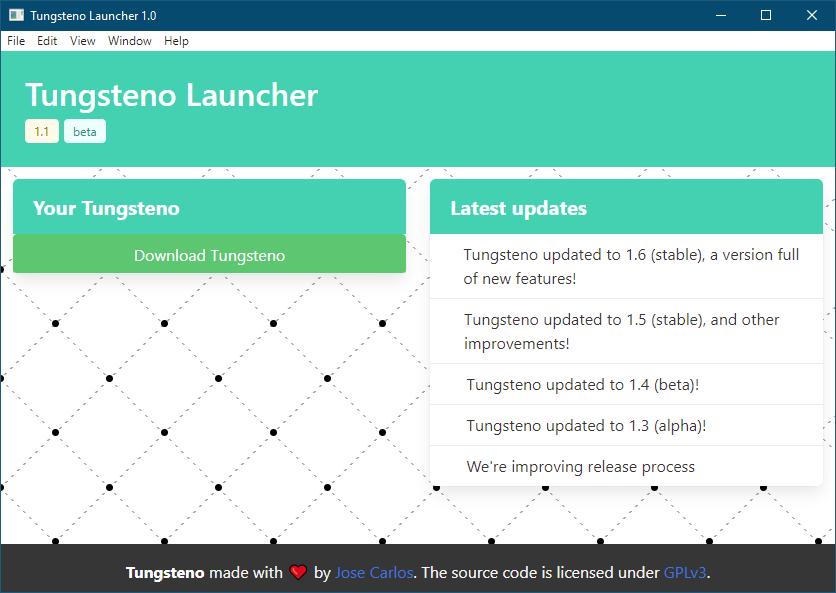Descargando Tungsteno